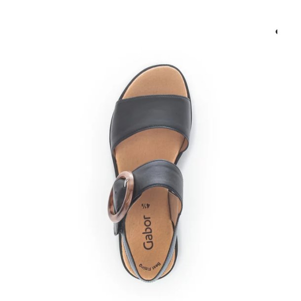 Gabor sandal - sort 44550