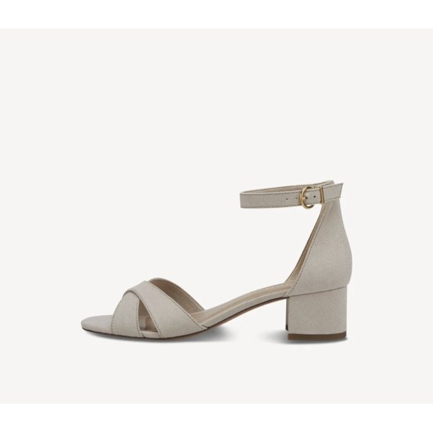 Tamaris sandal m. h�l - beige 1-28226-42