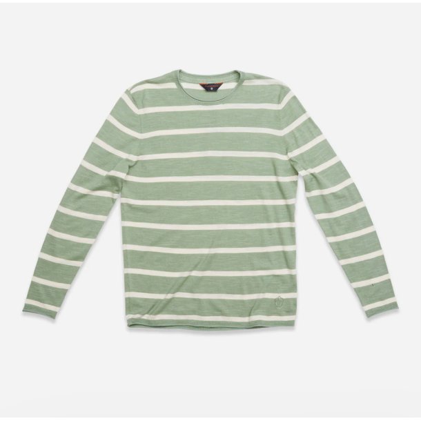Blue de Gnes Monte stripe Knit - Green bay 