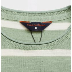 Blue de Gnes Monte stripe Knit - Green bay 