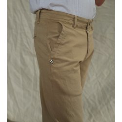 Blue de Gnes Menzo Dobby Chino - Khaki