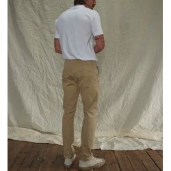 Blue de Gnes Menzo Dobby Chino - Khaki