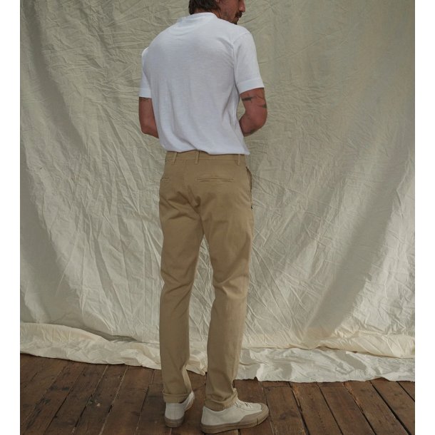 Blue de Gnes Menzo Dobby Chino - Khaki