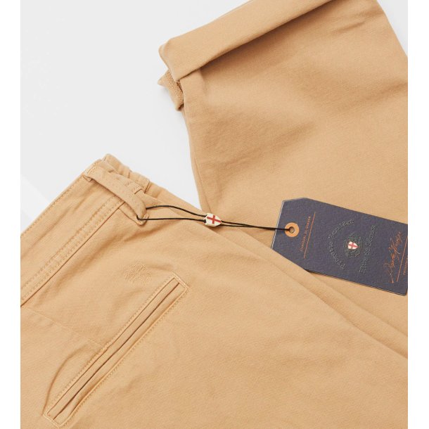 Blue de Gnes Menzo Dobby Chino - Khaki