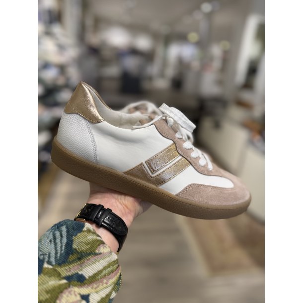 Paul Green sneakers - hvid/brun 5437-119