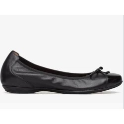 Wonders Ballerina  m. lak snude - black A-6134