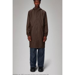RAINS fishtail parka - brown 18140