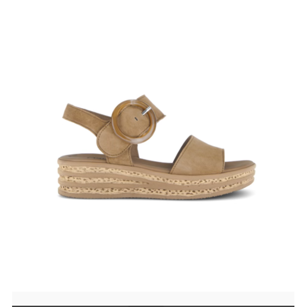 Gabor sandal med kileh�l - brun 8455014 