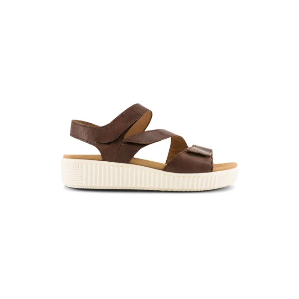 Gabor sandal med kileh�l - brun 8360024