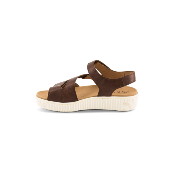 Gabor sandal med kileh�l - brun 8360024