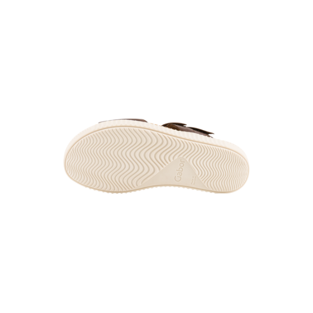 Gabor sandal med kileh�l - brun 8360024