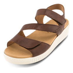 Gabor sandal med kileh�l - brun 8360024