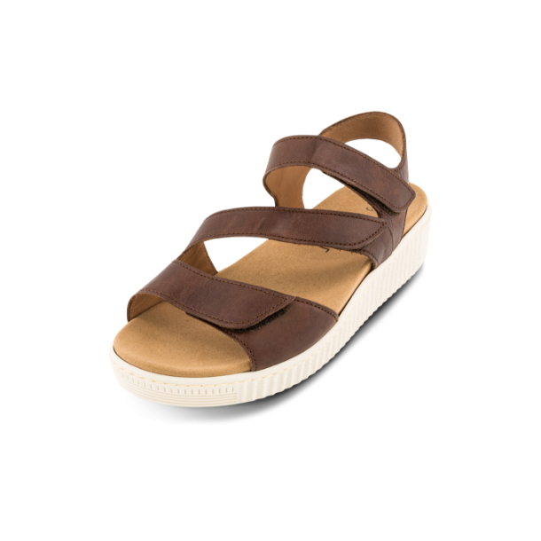 Gabor sandal med kileh�l - brun 8360024