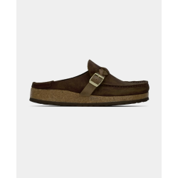 Birkenstock Buckley braided suede - brun (smal model) 