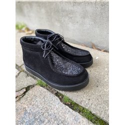 Angulus st�vlet m. sn�re - black glitter 