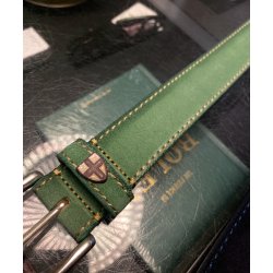 Blue de Gnes Suede belt 60470 - green bay 
