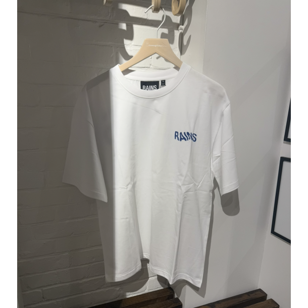 Rains classic T-shirt Ripple - hvid 41000