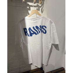 Rains classic T-shirt Ripple - hvid 41000