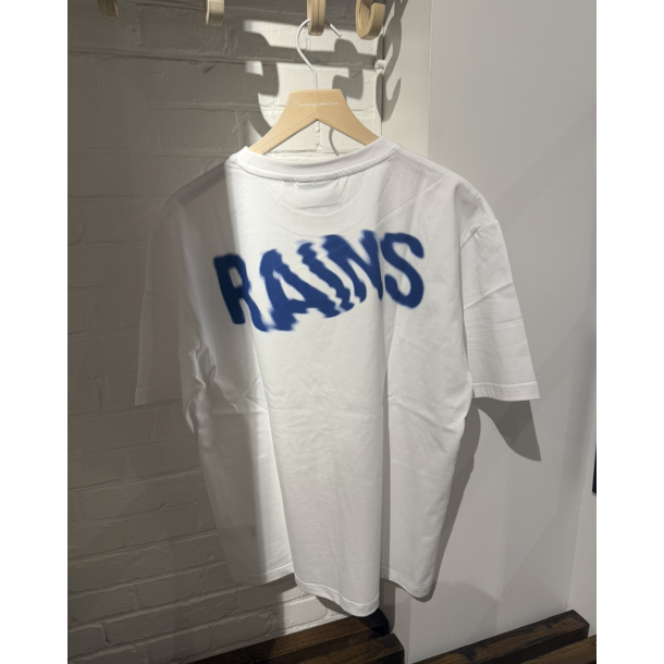 Rains classic T-shirt Ripple - hvid 41000
