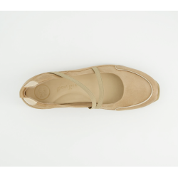 Paul Green ballerinasko m/rem - beige 1191-039