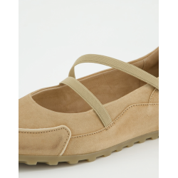 Paul Green ballerinasko m/rem - beige 1191-039