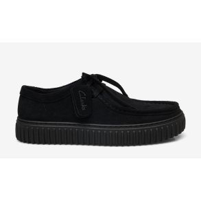 Clacks torhill Lo - black suede 