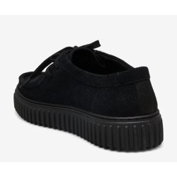Clacks torhill Lo - black suede 