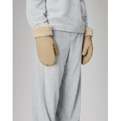 RAINS Puffer Fleece Mittens - beige 21640