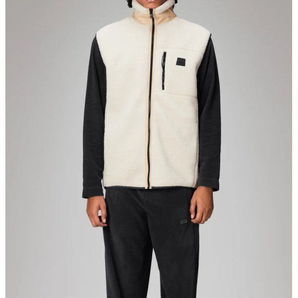 RAINS Yermo Fleece vest T1 beige - 19100