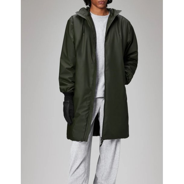 RAINS Lohja Longer Insulated Jacket army - 15910