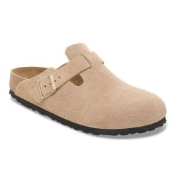Birkenstock Boston suede - sandcastle (smal model) unisex