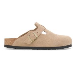 Birkenstock Boston suede - sandcastle (smal model) unisex