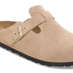 Birkenstock Boston suede - sandcastle (smal model) unisex