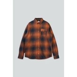 LAKOR Inca Unna Shirt - Mocha Bisque/Blueberry 