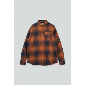 LAKOR Inca Unna Shirt - Mocha Bisque/Blueberry 