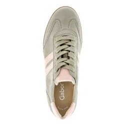 Gabor ruskind sneaker - basic green 8330034