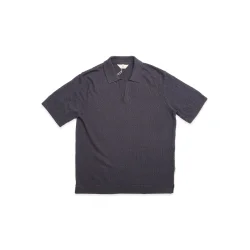 Blue de G�nes John slubby polo - dark navy 