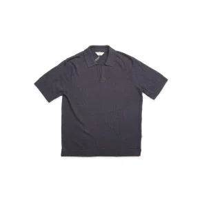 Blue de G�nes John slubby polo - dark navy 