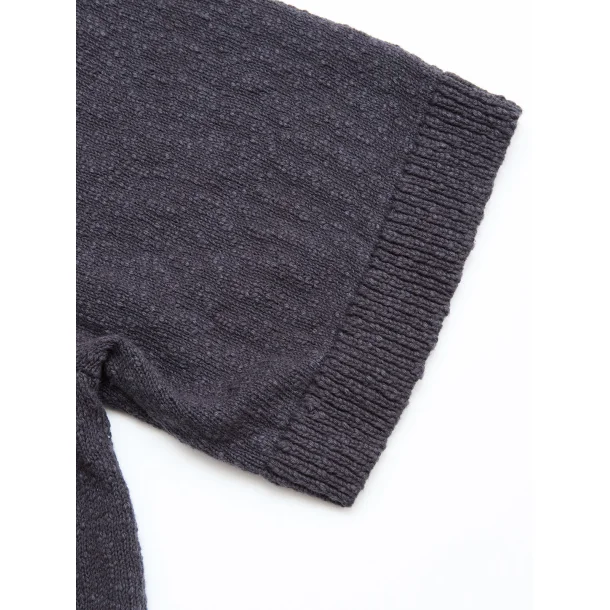 Blue de G�nes John slubby polo - dark navy 