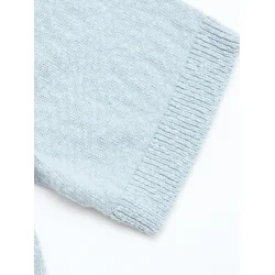 Blue de G�nes John slubby polo - blue fog 