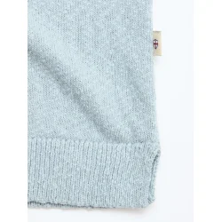 Blue de G�nes John slubby polo - blue fog 