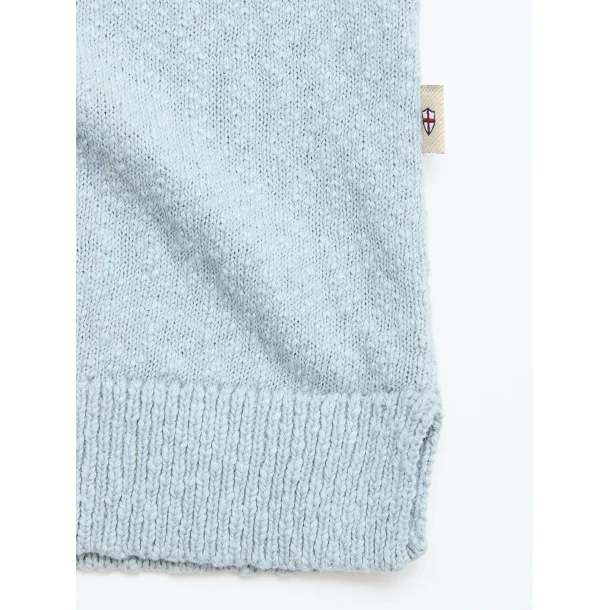 Blue de G�nes John slubby polo - blue fog 