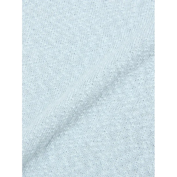 Blue de G�nes John slubby polo - blue fog 