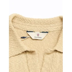 Blue de G�nes John slubby polo - Pale khaki