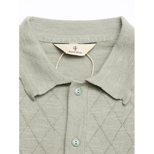 Blue de G�nes Wally diamond polo - shadow green 