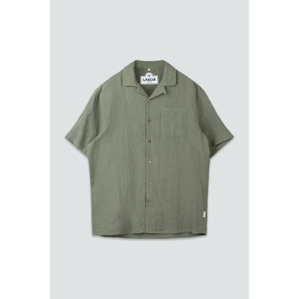 LAKOR Coastline short sleeve shirt - seaspray 