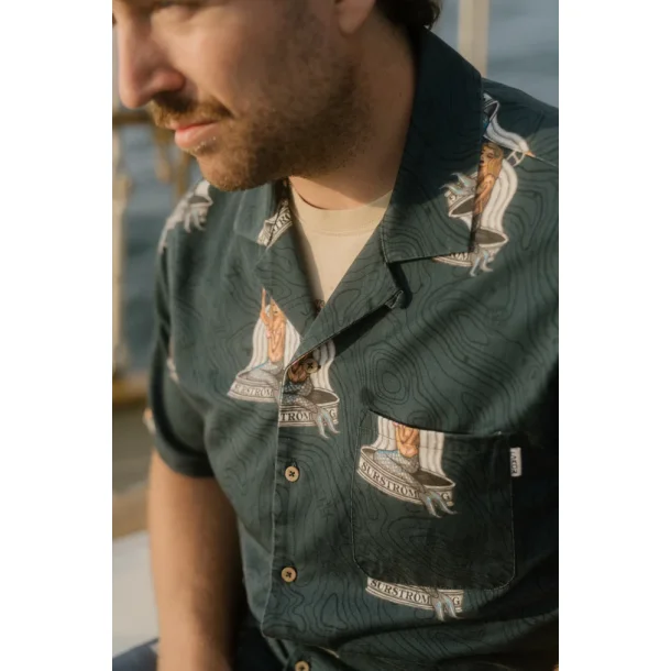 LAKOR Save the mermaids short sleeve shirt - midnight navy 