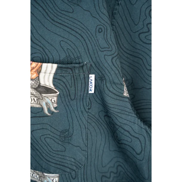 LAKOR Save the mermaids short sleeve shirt - midnight navy 