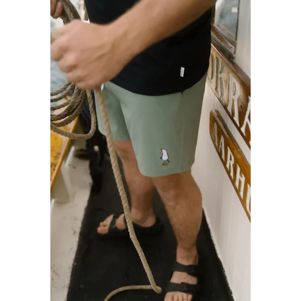 LAKOR Mini Flipping the bird swim shorts - seaspray 