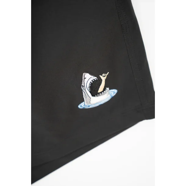 LAKOR Mini Shark Shaka swim shorts - moonless night